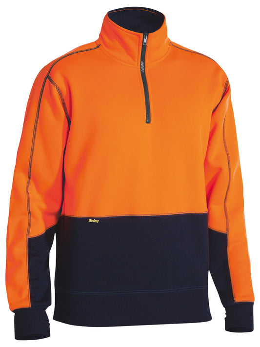 BK6989 - Hi Vis Fleece 1/4 Zip Pullover - UNBRANDED