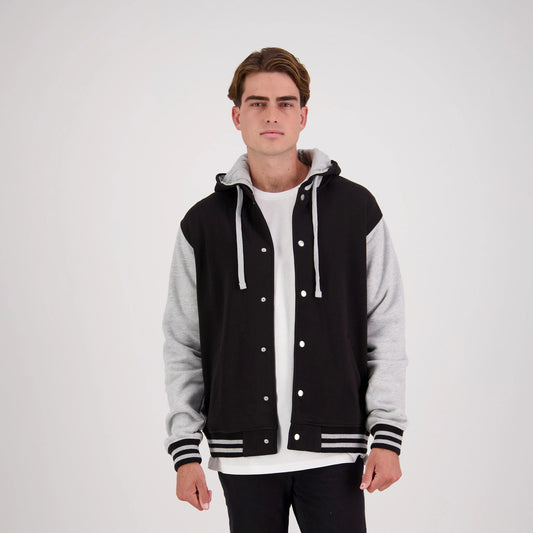 HLM - Hooded Letterman - UNBRANDED