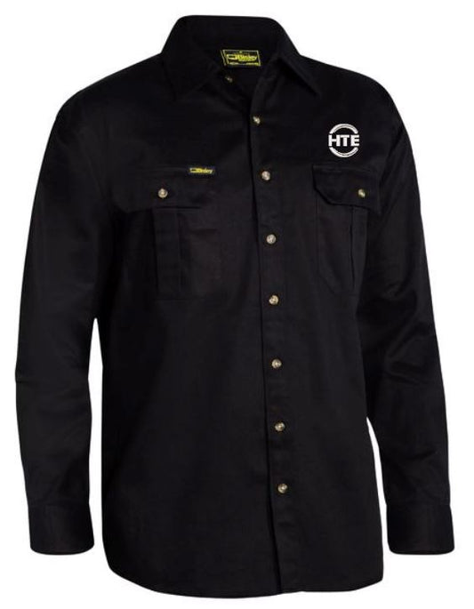 HTE - Original Cotton Drill Shirt - Long Sleeve - BS6433