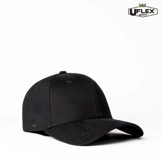 U15603 - UFlex Adults Pro Style 6 Panel Fitted - UNBRANDED