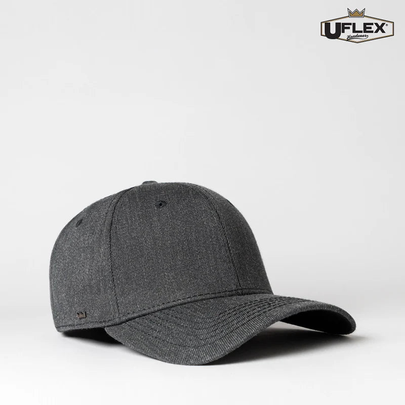 U15603 - UFlex Adults Pro Style 6 Panel Fitted - UNBRANDED