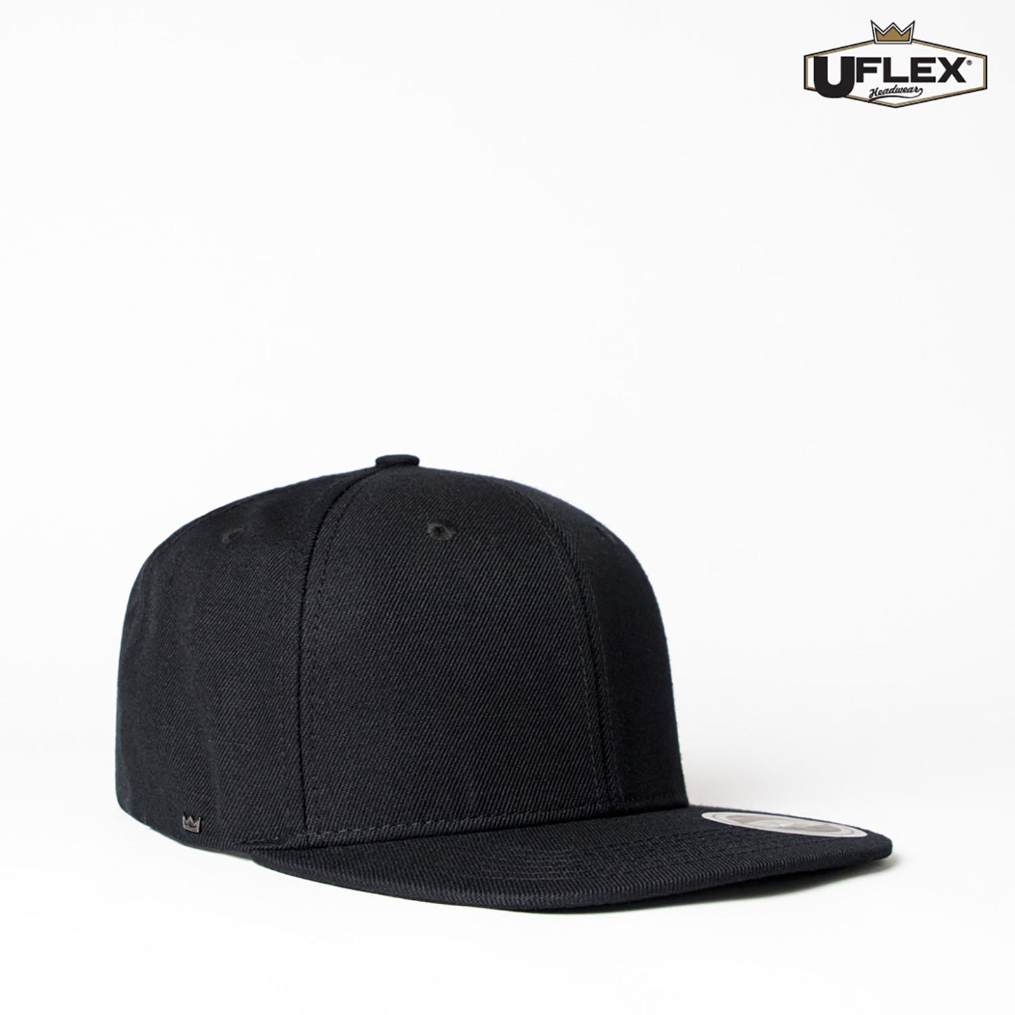 HU15604 - U15604 UFlex Flat Peak 6 Panel Fitted - UNBRANDED