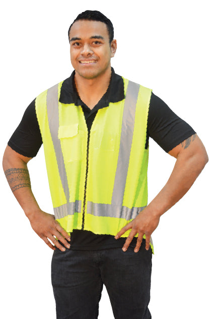 J536 - Hi Viz Safety Vest - UNBRANDED