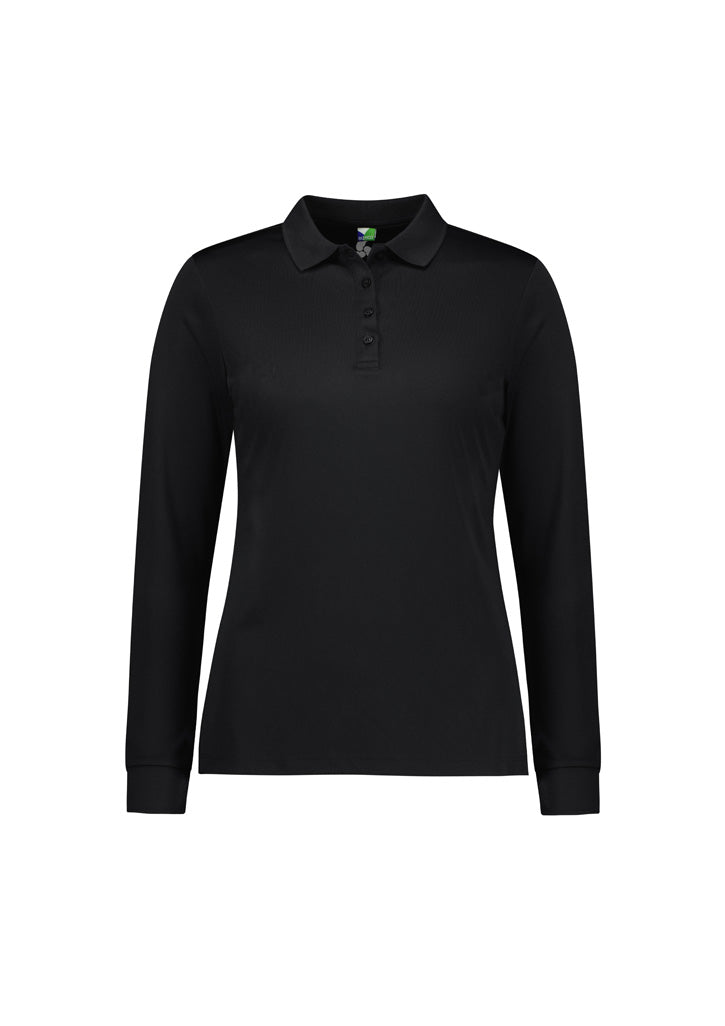 P206LL - Womens Action Long Sleeve Polo - UNBRANDED