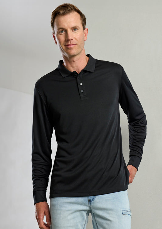 P206ML - Mens Action Long Sleeve Polo - UNBRANDED