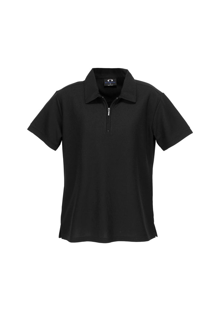 P3325 - Womens Micro Waffle Short Sleeve Polo - UNBRANDED