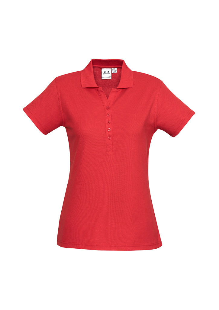 P400LS - Womens Crew Short Sleeve Polo - UNBRANDED