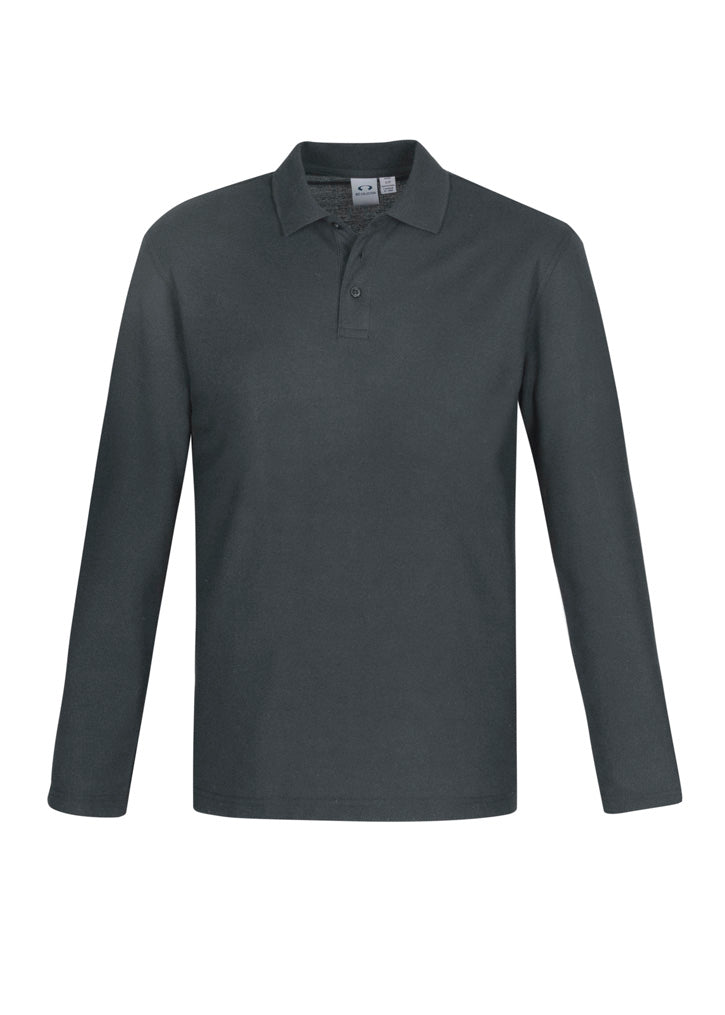 P400ML - Mens Crew Long Sleeve Polo - UNBRANDED