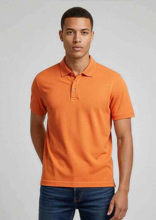 P400MS - Mens Crew Short Sleeve Polo - UNBRANDED