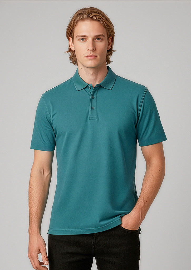 P400MS - Mens Crew Short Sleeve Polo - UNBRANDED