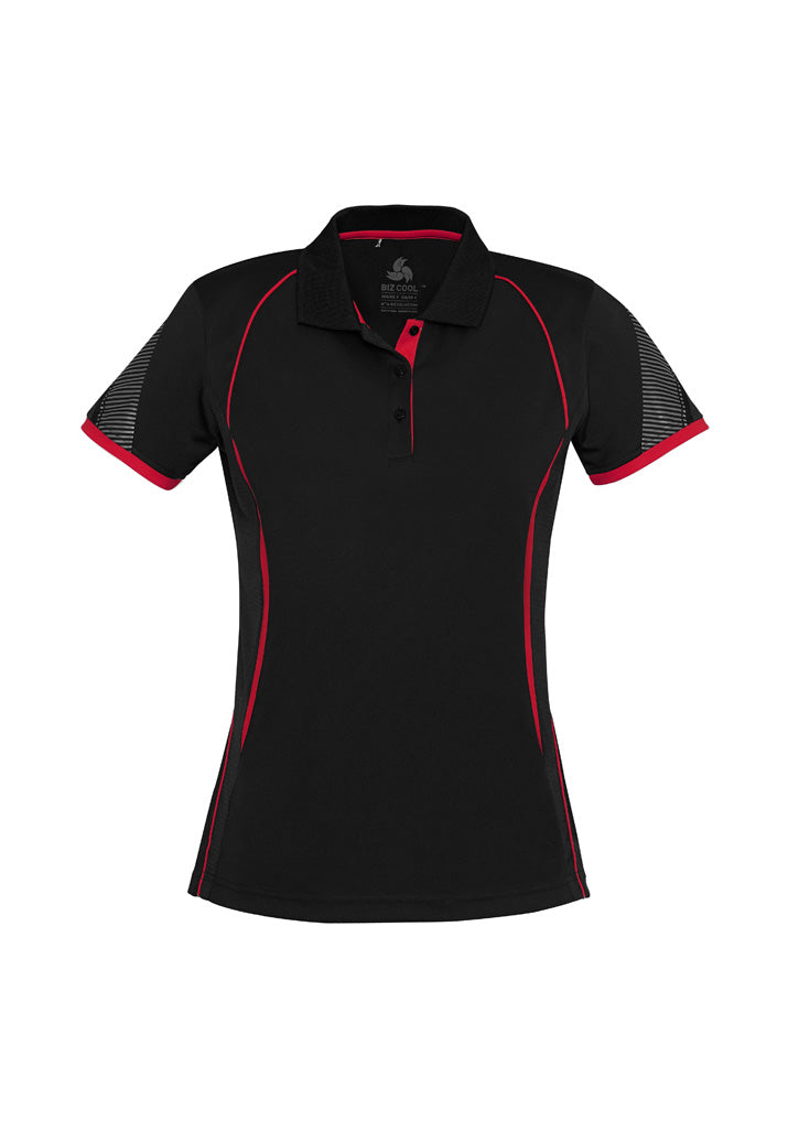 P405LS - Womens Razor Short Sleeve Polo - UNBRANDED