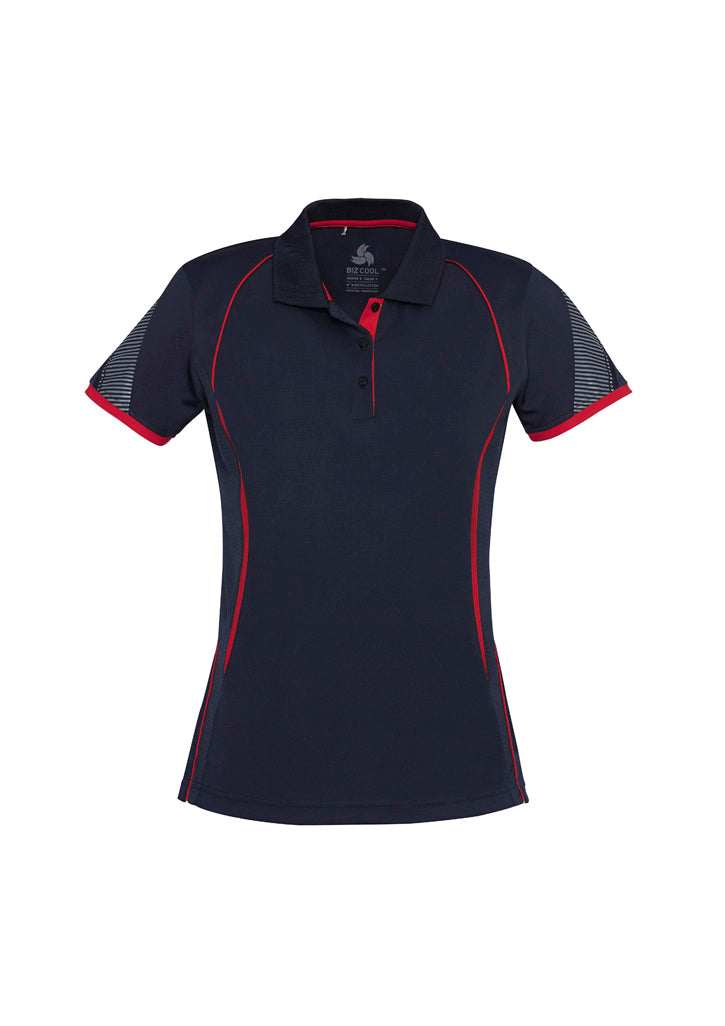 P405LS - Womens Razor Short Sleeve Polo - UNBRANDED