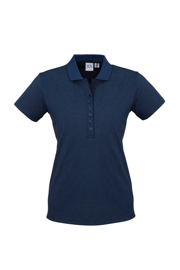 P501LS - Womens Shadow Short Sleeve Polo - UNBRANDED