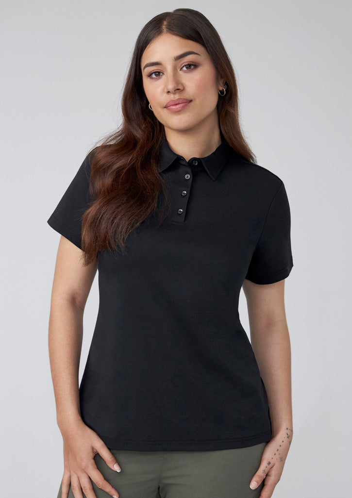 P515LS - Womens Lotus Short Sleeve Polo - UNBRANDED