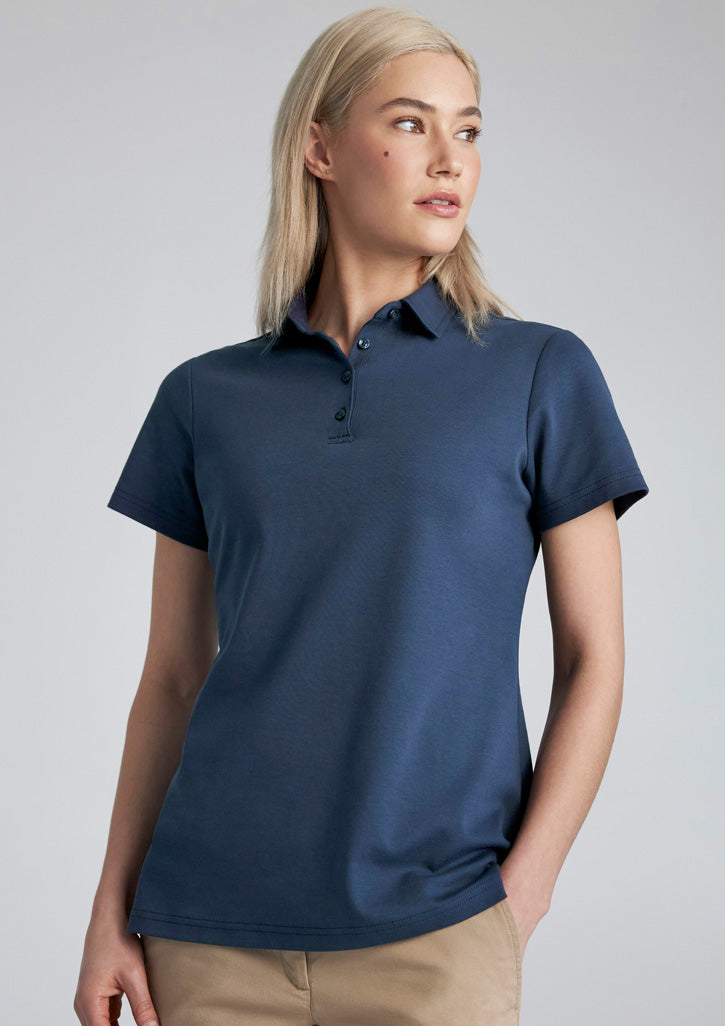 P515LS - Womens Lotus Short Sleeve Polo - UNBRANDED