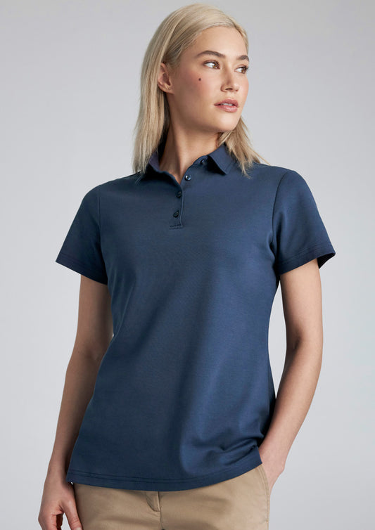 P515LS - Womens Lotus Short Sleeve Polo - UNBRANDED