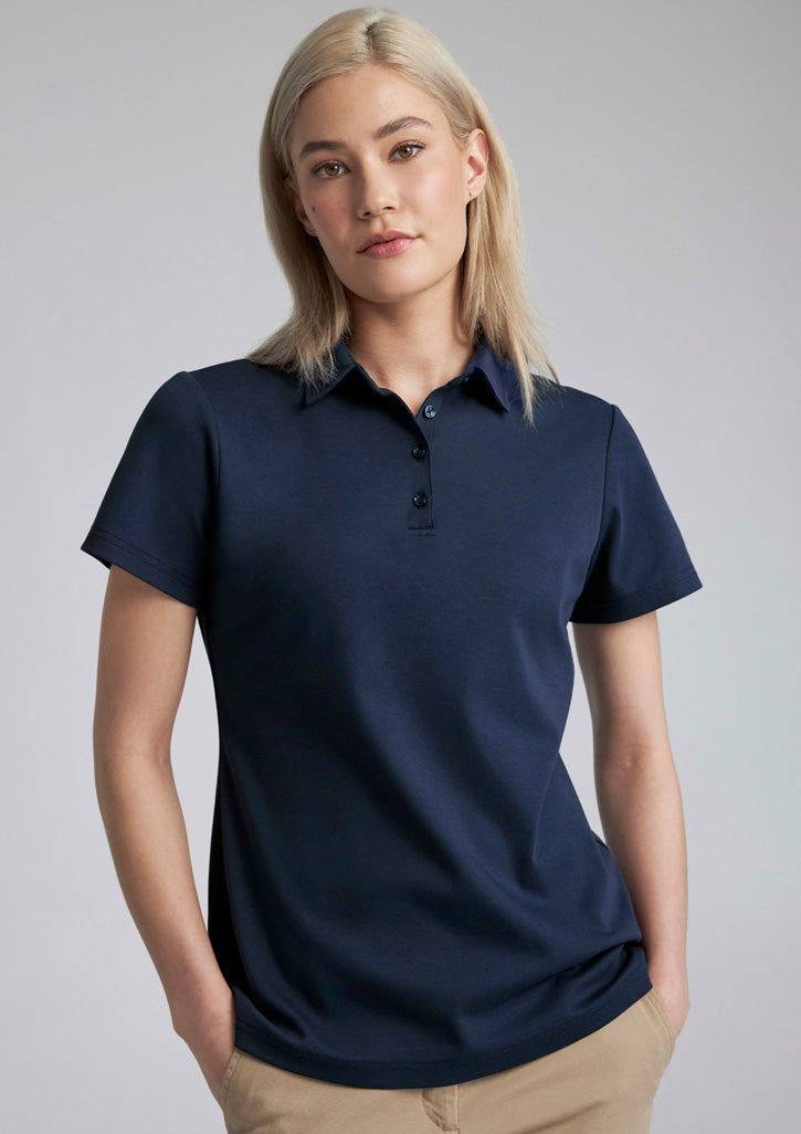 P515LS - Womens Lotus Short Sleeve Polo - UNBRANDED