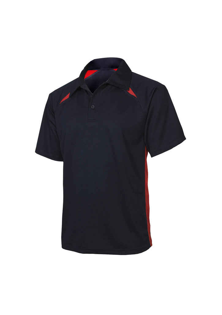 P7700B - Kids Splice Short Sleeve Polo - UNBRANDED