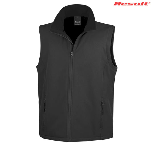 R232M - R232M / R902M Result Adult Printable Softshell Vest - UNBRANDED