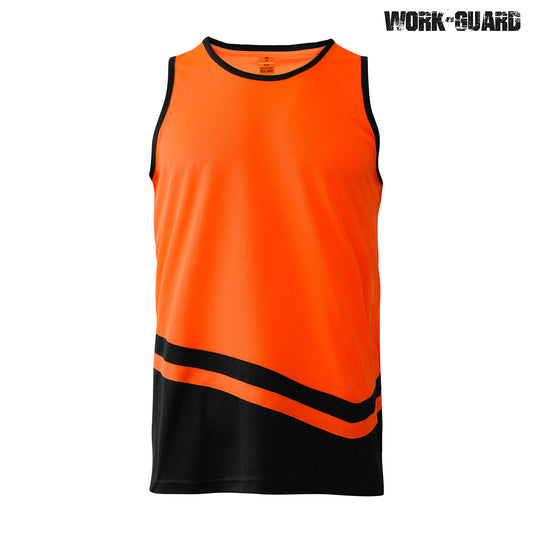R465X - R465X Workguard Peak Performance Singlet - UNBRANDED