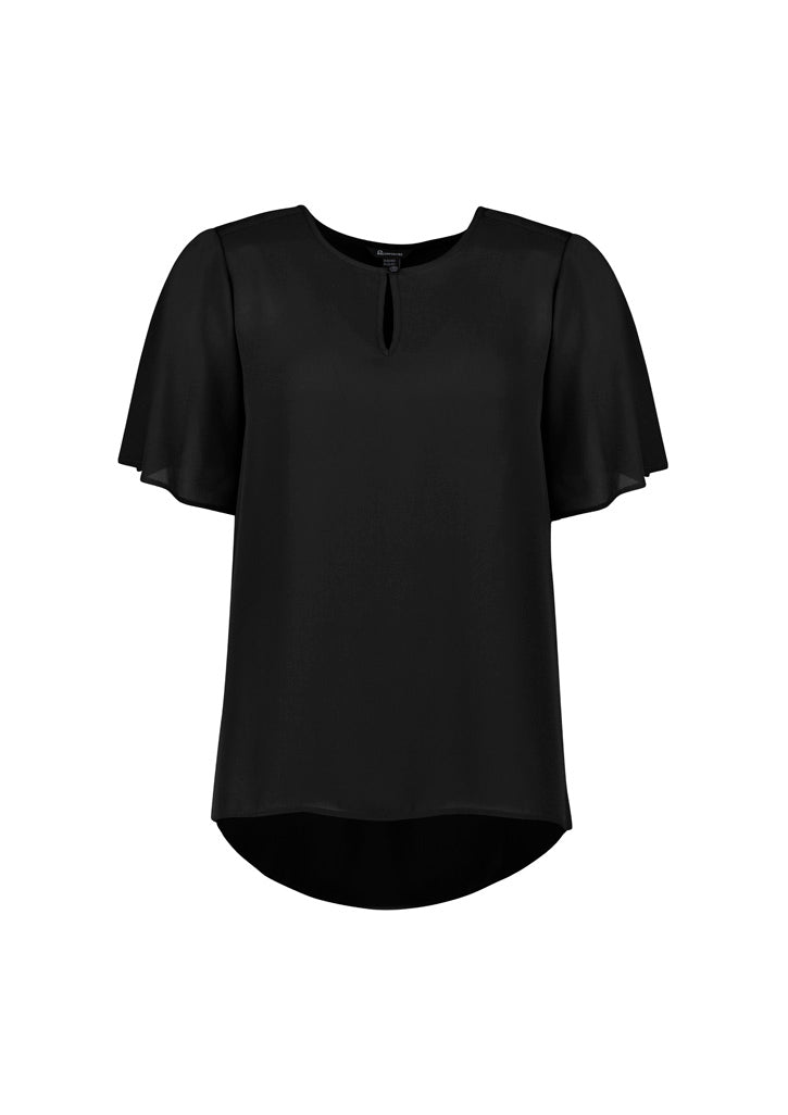 RB261LS - Womens Vienna Short Sleeve Blouse - UNBRANDED