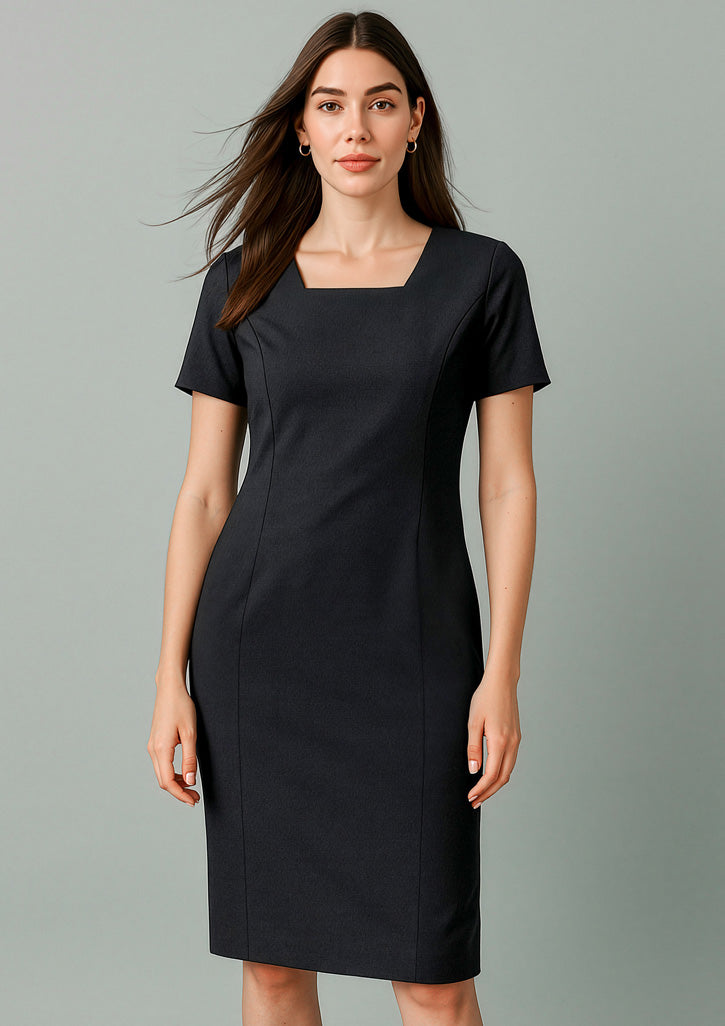 RD409L - Womens Renew Short Sleeve Dress - UNBRANDED