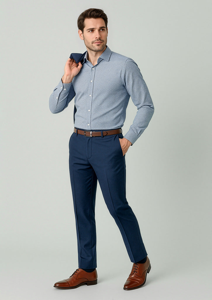RGP407M - Mens Renew Slim Fit Flat Front Pant - UNBRANDED