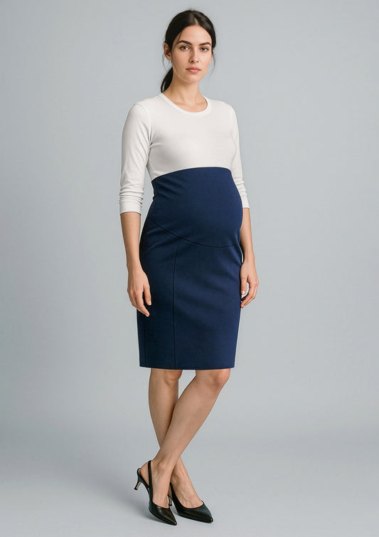 RGS307L - Womens Cool Stretch Maternity Skirt - UNBRANDED