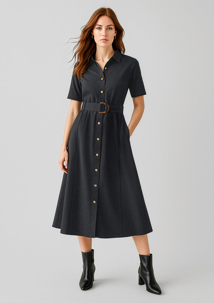 RO571LS - Womens Adele Midi Dress - UNBRANDED