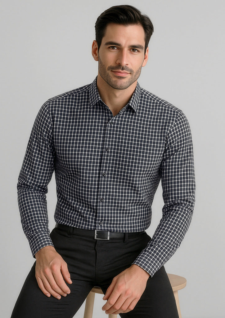 RS070ML - Mens Noah Long Sleeve Shirt - UNBRANDED