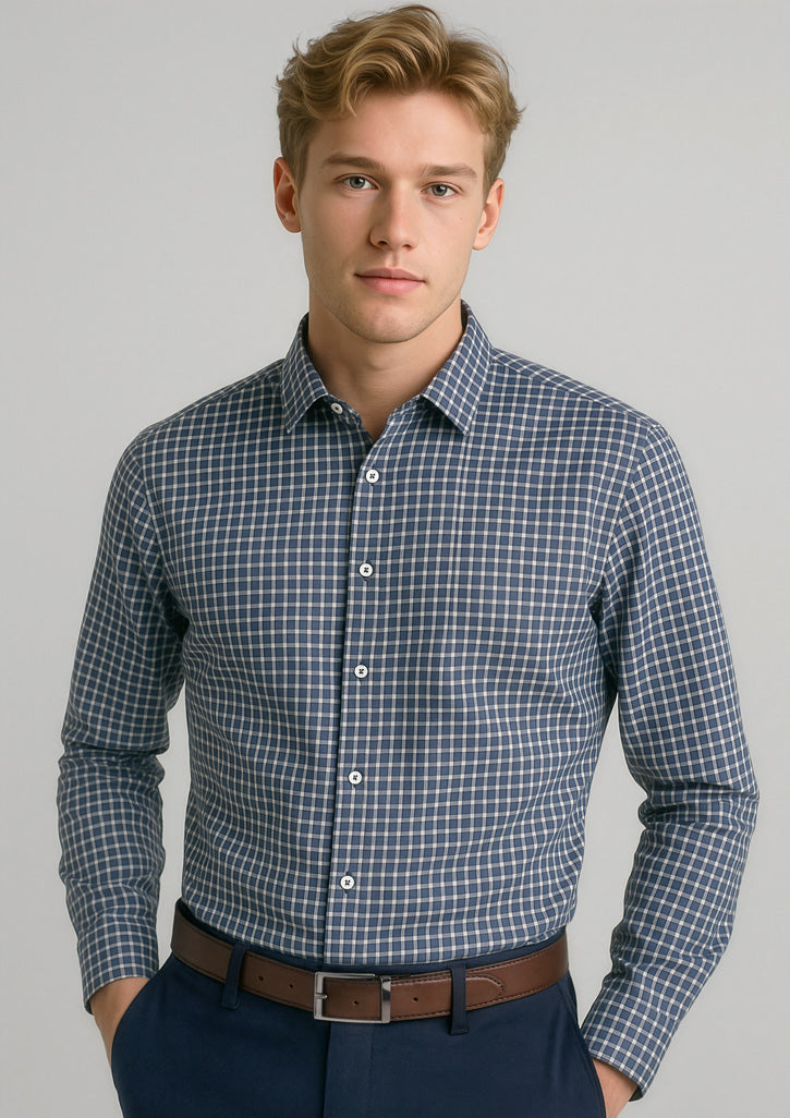 RS070ML - Mens Noah Long Sleeve Shirt - UNBRANDED