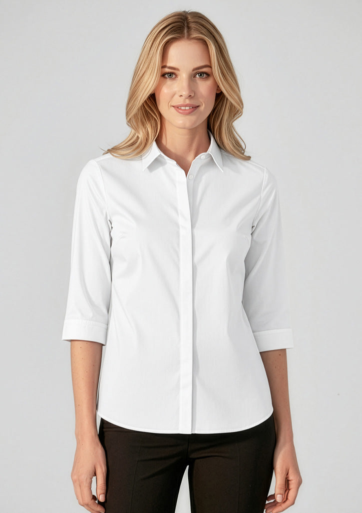 RS968LT - Womens Charlie 3/4 Sleeve Shirt - UNBRANDED