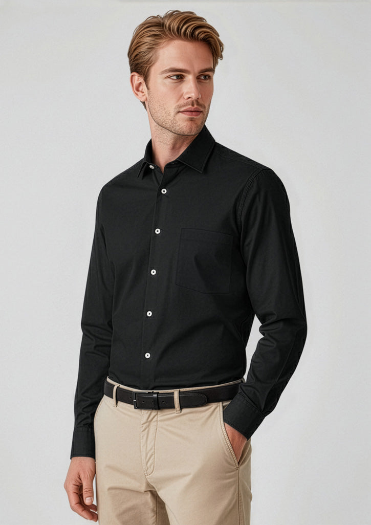 RS968ML - Mens Charlie Classic Fit Long Sleeve Shirt - UNBRANDED