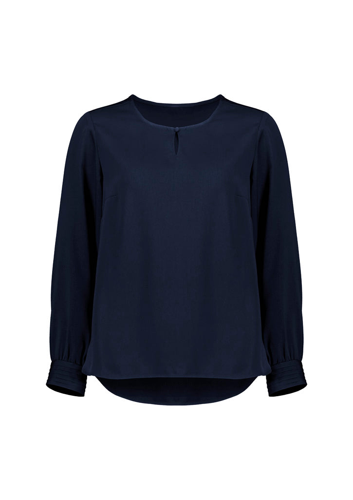 RU569LL - Womens Evelyn Long Sleeve Blouse - UNBRANDED