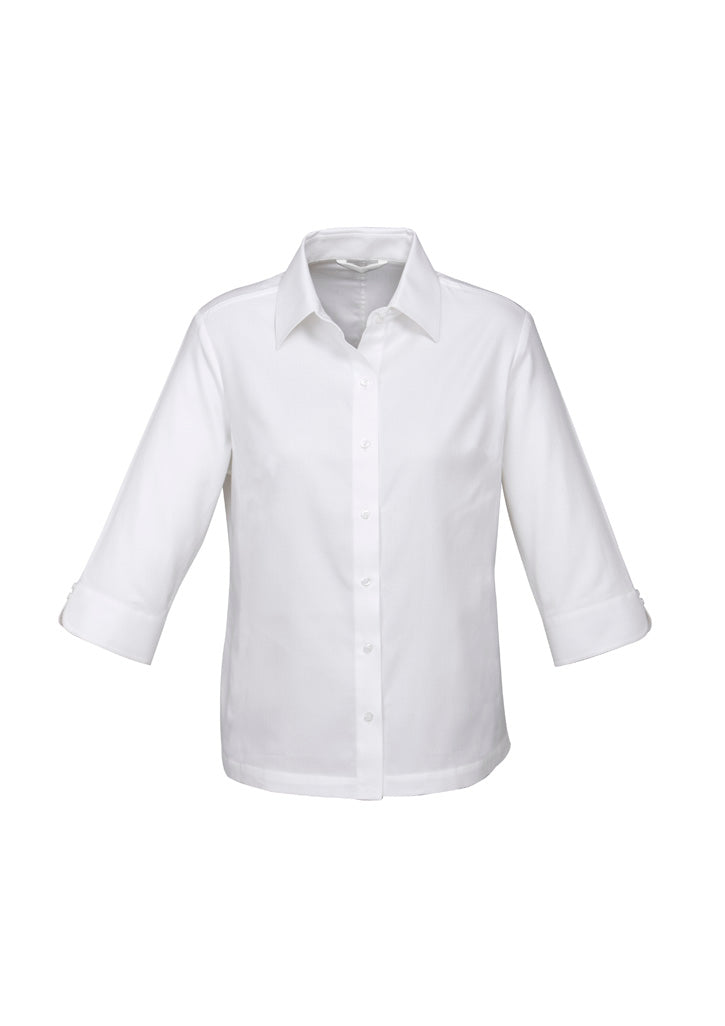 S10221 - Womens Luxe 3/4 Sleeve Shirt - UNBRANDED