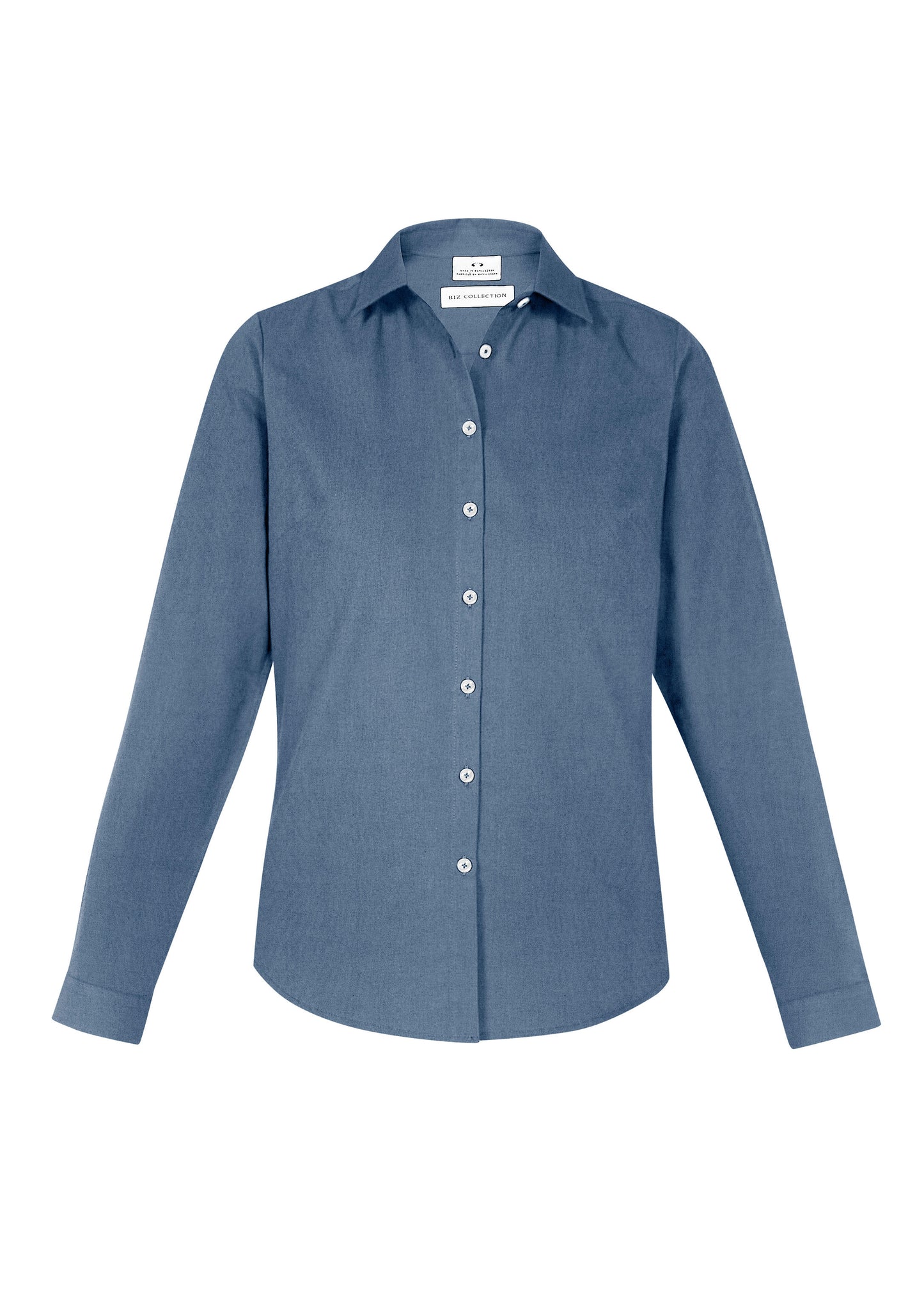 S127LL - Womens Memphis Long Sleeve Shirt - UNBRANDED