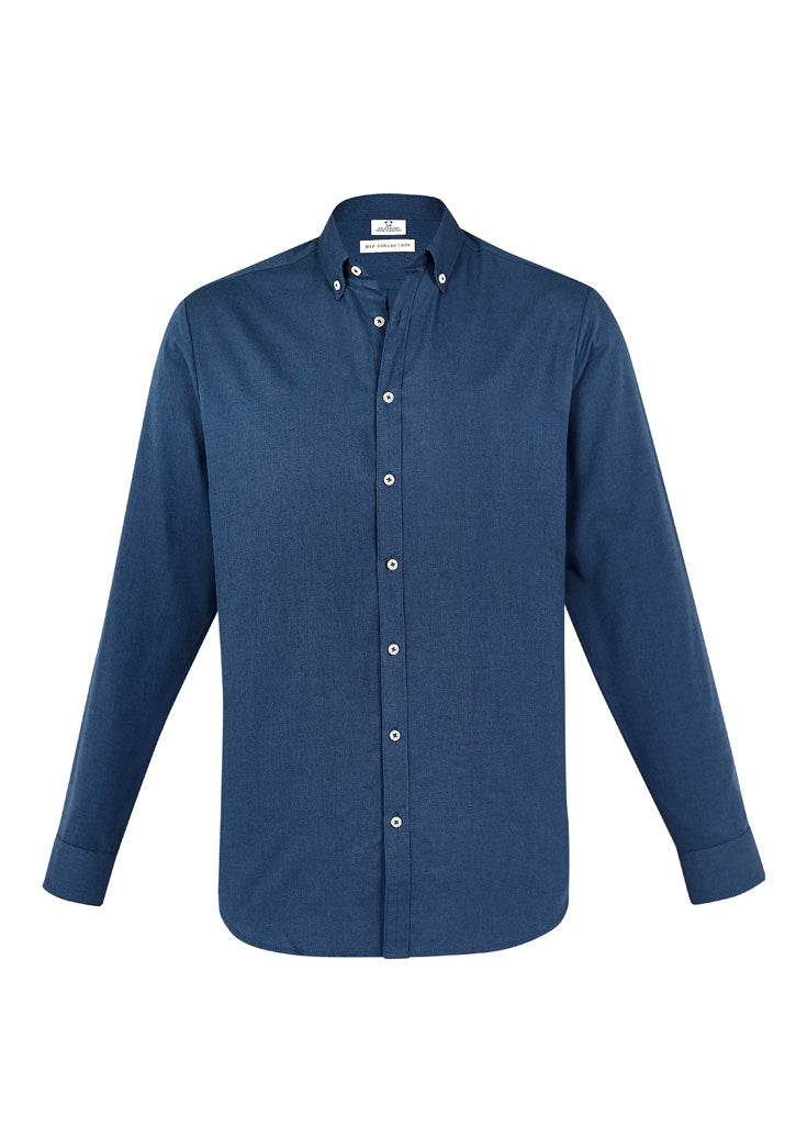 S127ML - Mens Memphis Long Sleeve Shirt - UNBRANDED