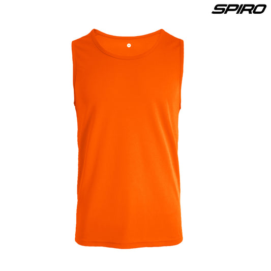 S296X - S296X Spiro Adult Impact Performance Aircool Singlet - UNBRANDED