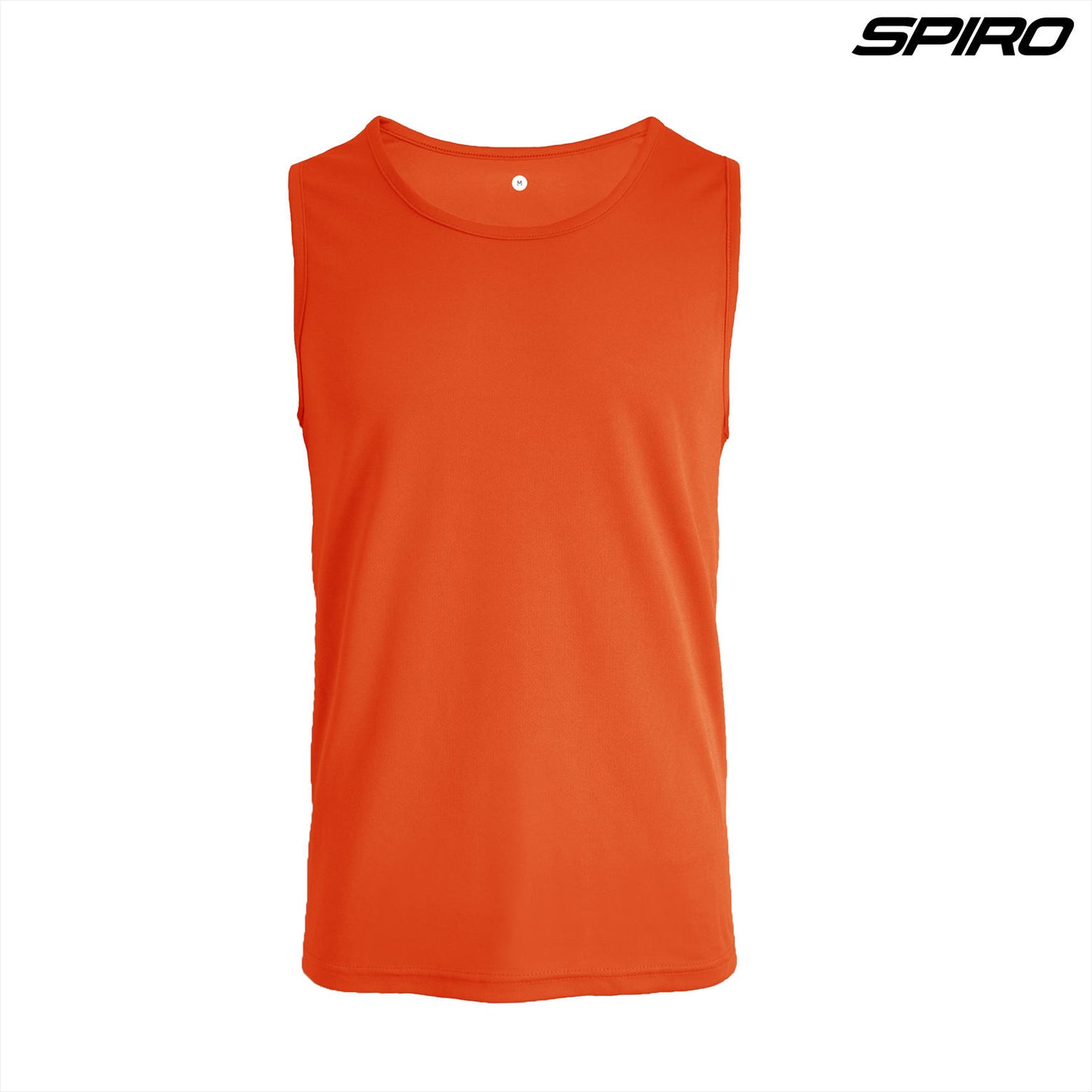 S296X - S296X Spiro Adult Impact Performance Aircool Singlet - UNBRANDED