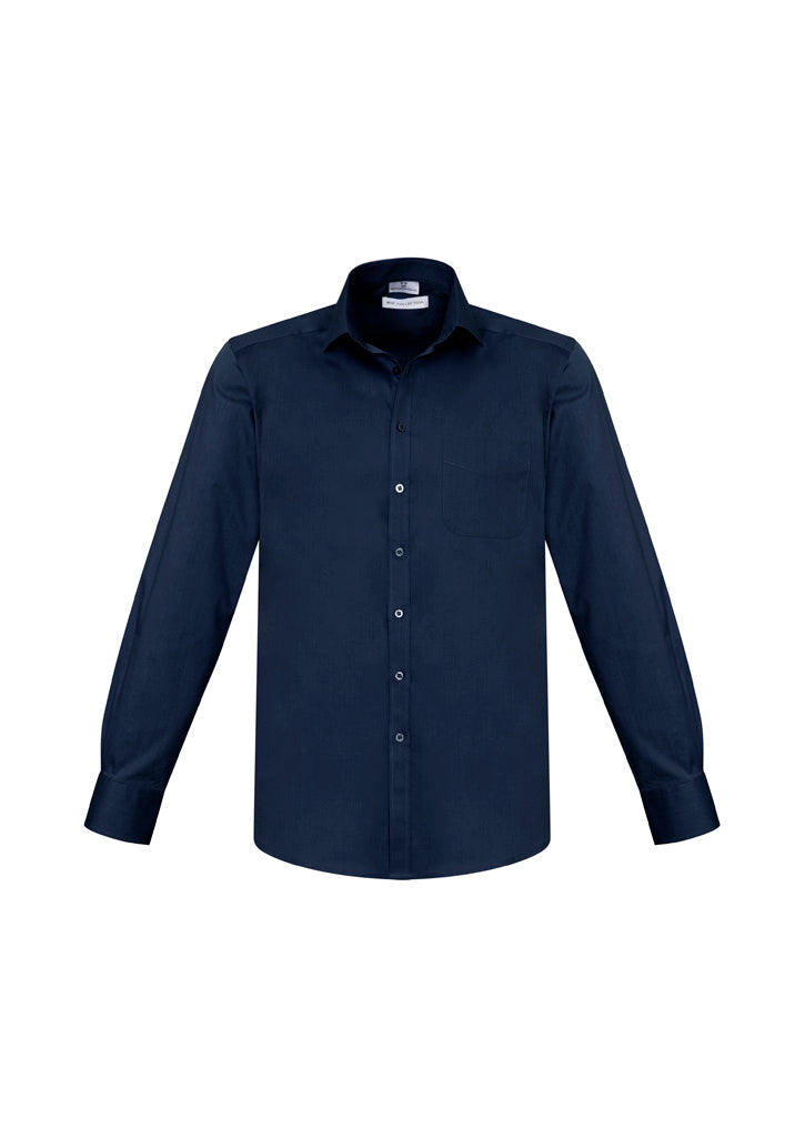 S770ML - Mens Monaco Long Sleeve Shirt - UNBRANDED
