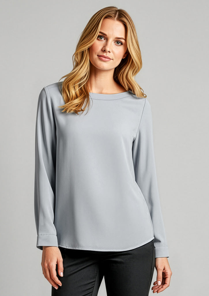 S828LL - Womens Madison Boatneck Top - UNBRANDED