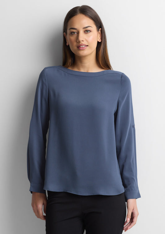 S828LL - Womens Madison Boatneck Top - UNBRANDED