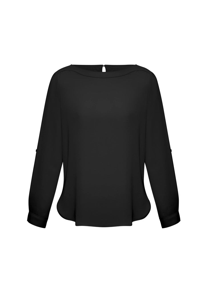 S828LL - Womens Madison Boatneck Top - UNBRANDED