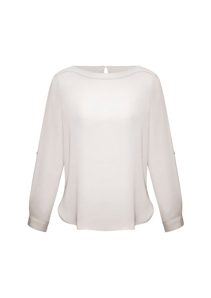 S828LL - Womens Madison Boatneck Top - UNBRANDED