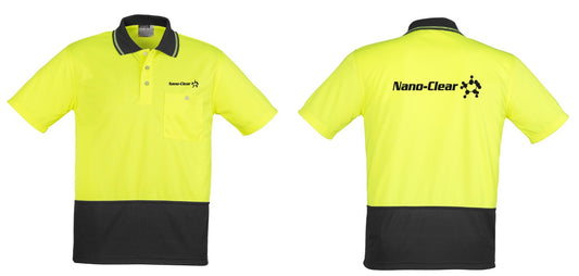 NANO CLEAR - Unisex Hi Vis Basic Short Sleeve Polo ZH231