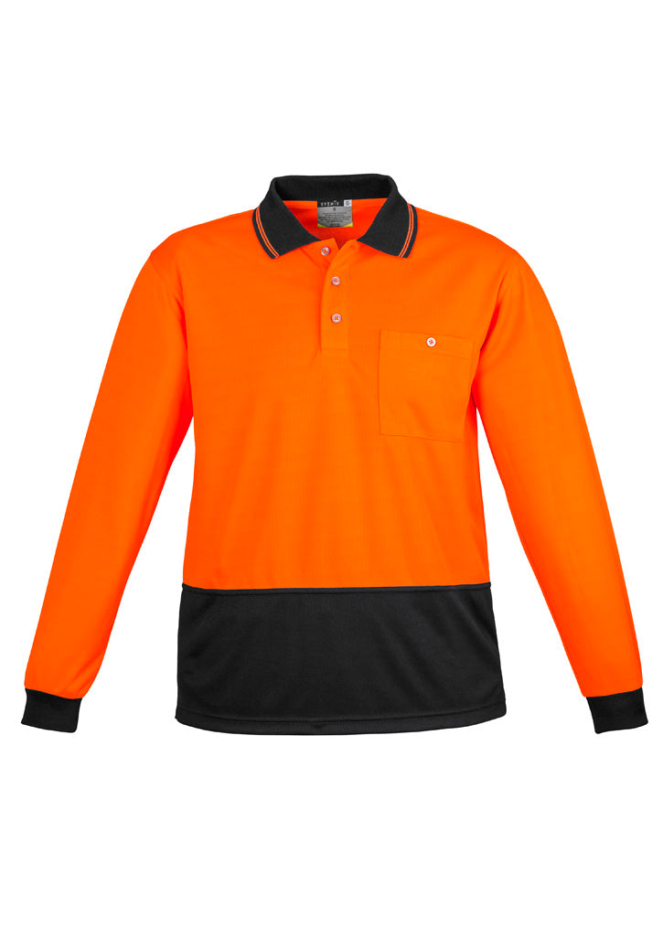 ZH232 - Unisex Hi Vis Basic Long Sleeve Polo - UNBRANDED