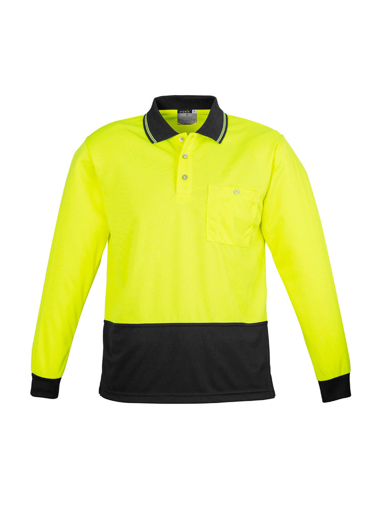 ZH232 - Unisex Hi Vis Basic Long Sleeve Polo - UNBRANDED
