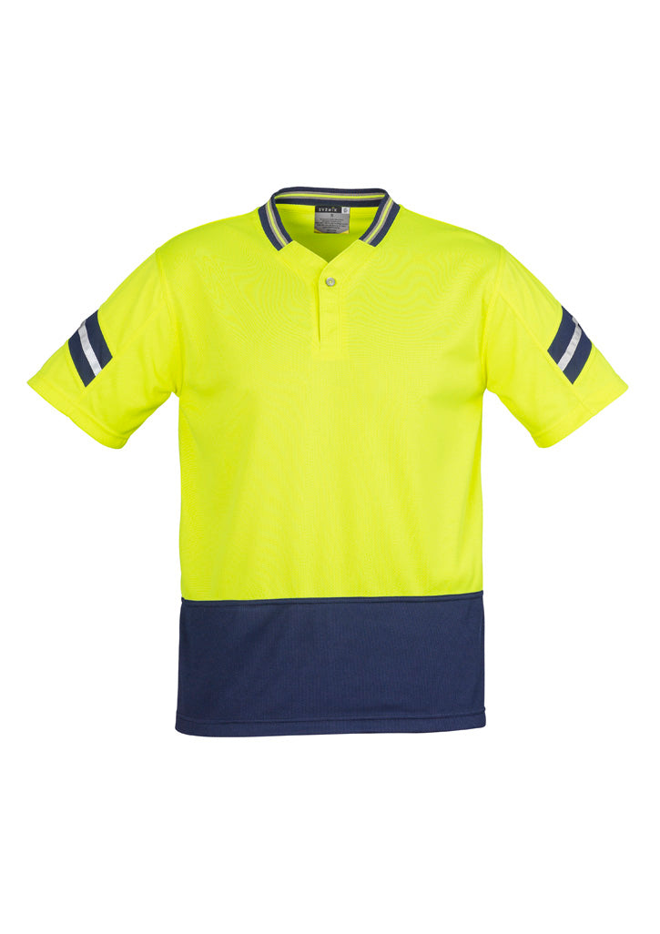 ZH245 - Mens Hi Vis Astro Short Sleeve Polo - UNBRANDED