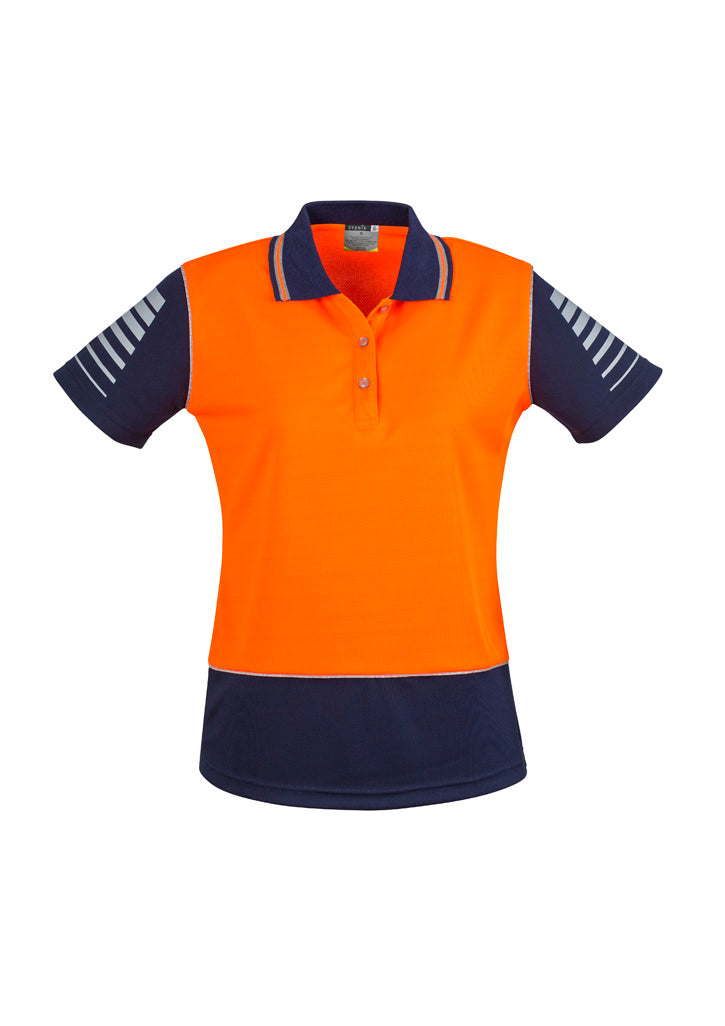 ZHL236 - Womens Hi Vis Zone Short Sleeve Polo - UNBRANDED