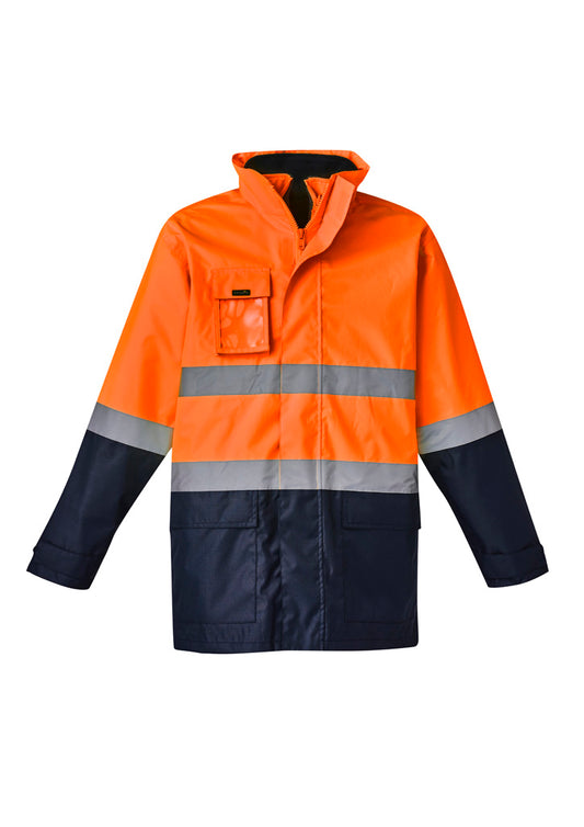 ZJ220 - Mens Hi Vis Basic 4 In 1 Waterproof Jacket - UNBRANDED